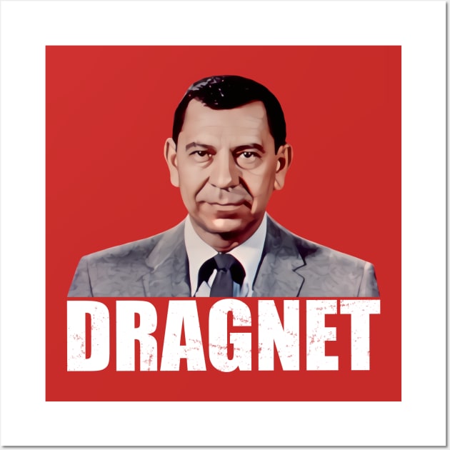 Dragnet - Joe Friday - 60s Cop Show Wall Art by wildzerouk